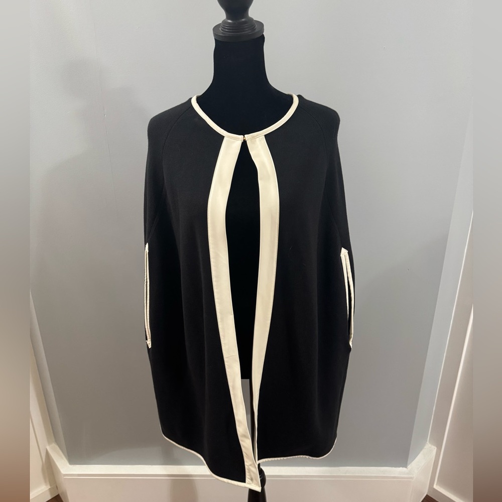 JB by Julie Brown Black and White Cape